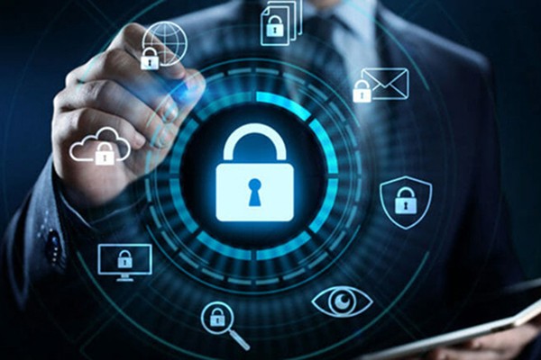 Biểu tượng bảo mật dữ liệu và kiểm toán an toàn